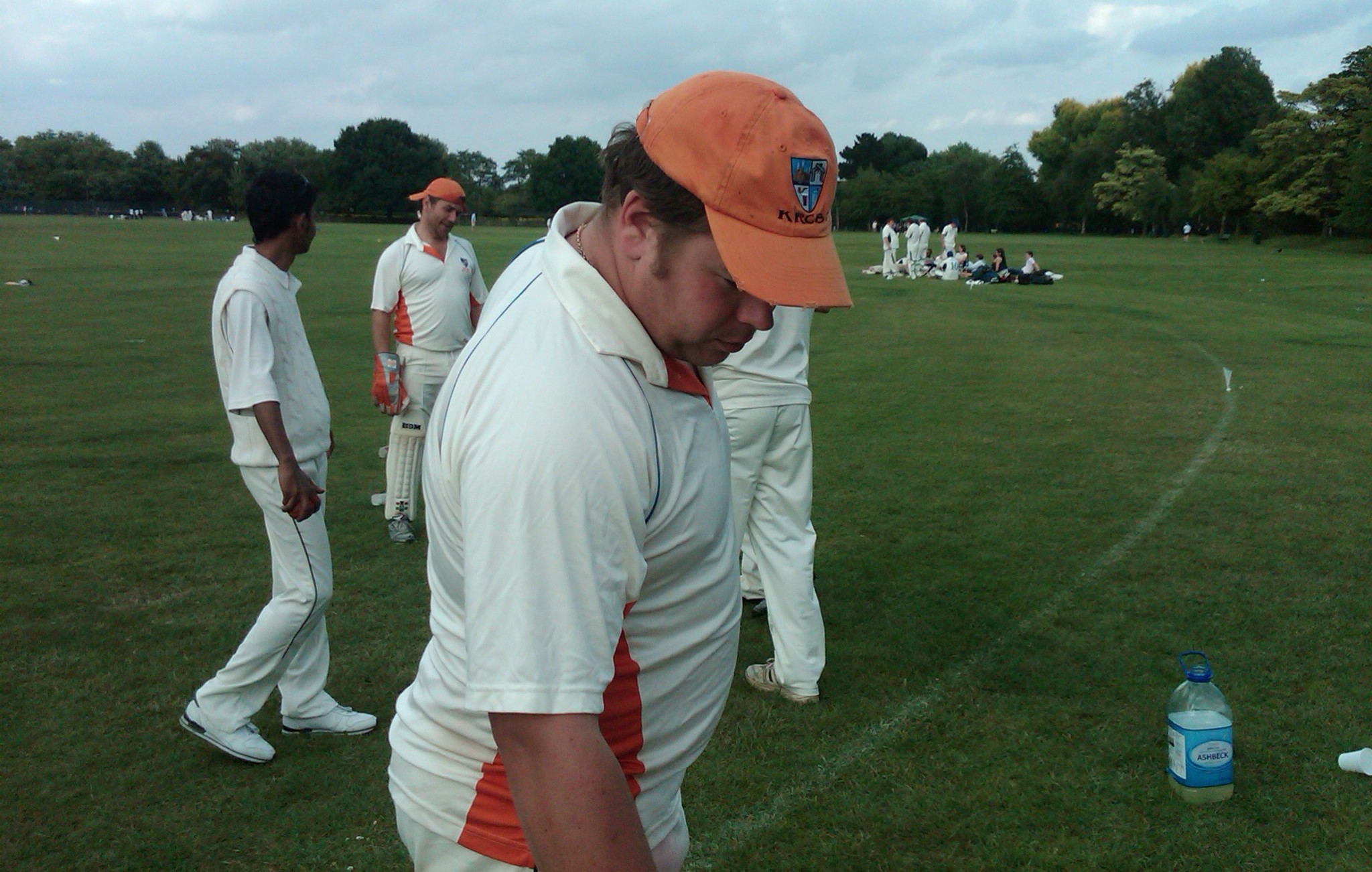Disappointed ... captain Matt considers defeat
