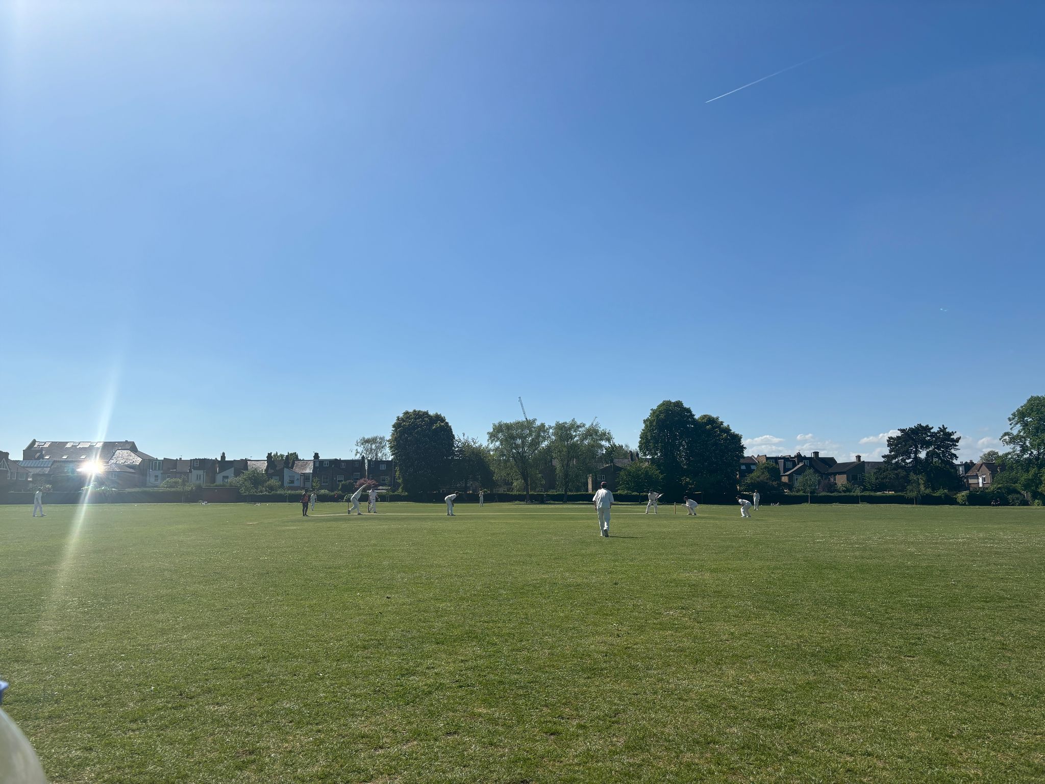 Sun, sixes and suspicious parents (vs Dulwich Lawnmower CC)